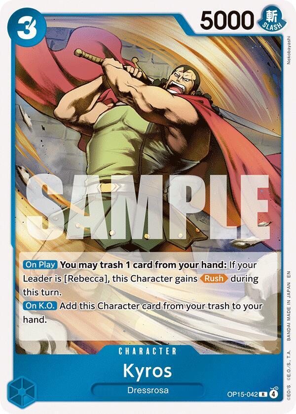 Kyros OP15-042 Adventure on Kami's Island Card