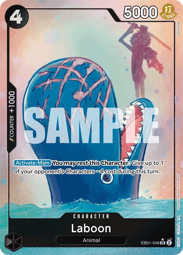 Laboon (048) (Alternate Art) EB01-048 Extra Booster: Memorial Collection Card