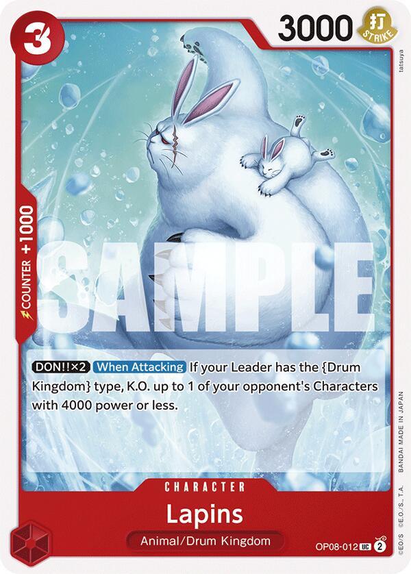 Lapins OP08-012 Two Legends Card
