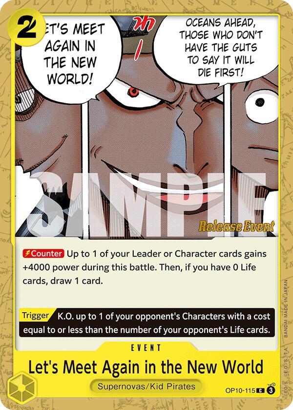 Let's Meet Again in the New World OP10-115 Royal Blood Release Event Cards Card