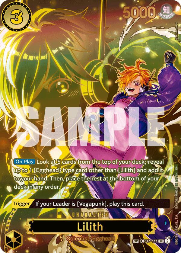 Lilith - OP07-111 (SP) OP07-111 Carrying On His Will Card