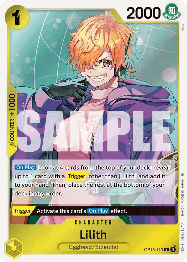 Lilith OP13-113 Carrying On His Will Card
