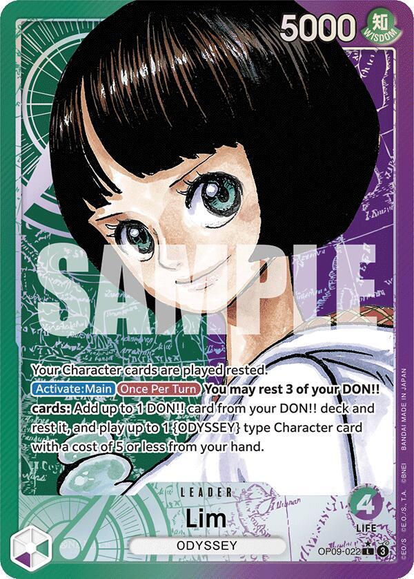 Lim (022) (Parallel) OP09-022 Emperors in the New World Card