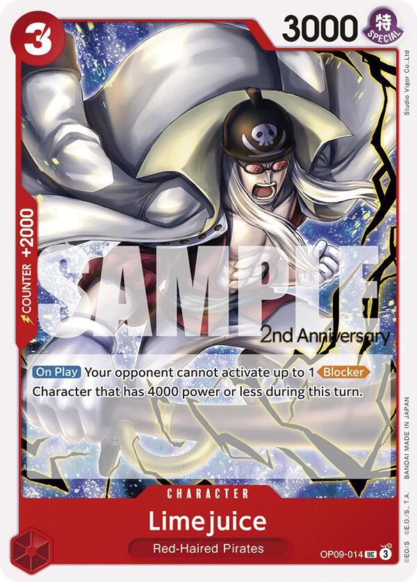 Limejuice OP09-014 Emperors in the New World: 2nd Anniversary Tournament Cards Card