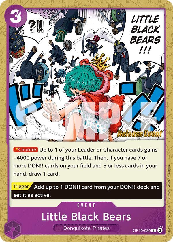 Little Black Bears OP10-080 Royal Blood Release Event Cards Card