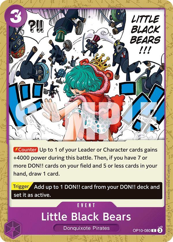 Little Black Bears OP10-080 Royal Blood Card