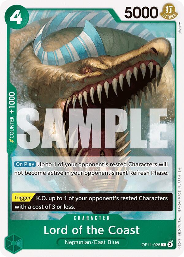 Lord of the Coast OP11-028 A Fist of Divine Speed Card