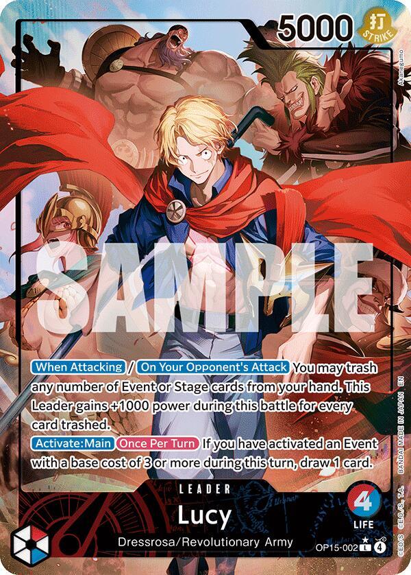 Lucy (Alternate Art) OP15-002 Adventure on Kami's Island Card
