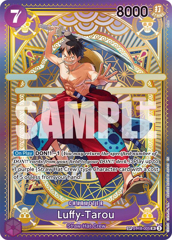 Luffy-Tarou (SP) ST18-005 A Fist of Divine Speed Card