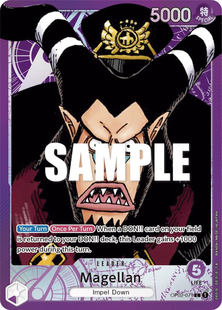 Magellan (071) (Alternate Art) OP02-071 Paramount War Card
