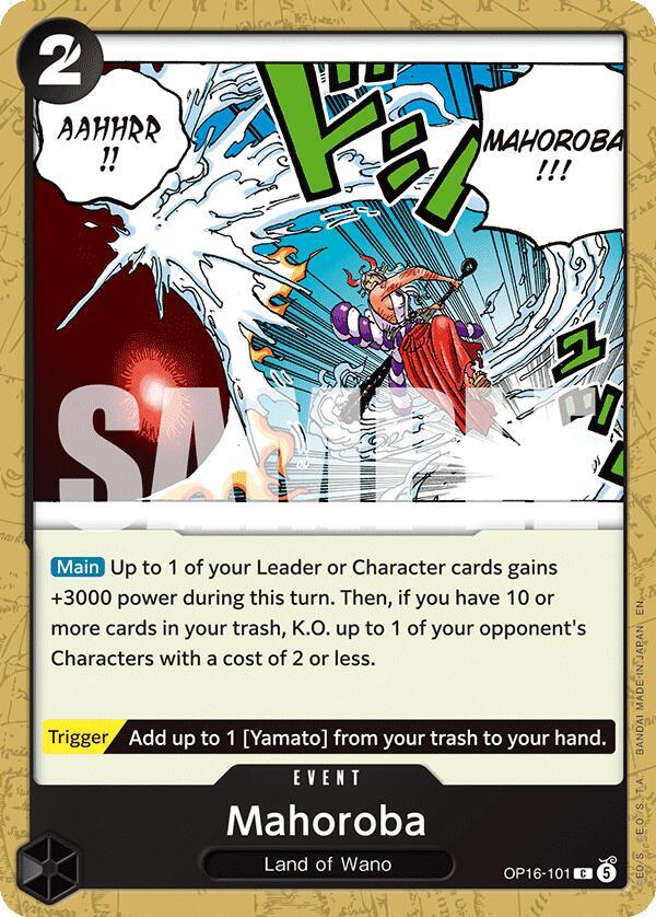 Mahoroba OP16-101 The Time of Battle Card
