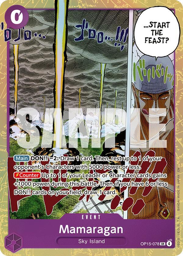 Mamaragan OP15-078 Adventure on Kami's Island Card