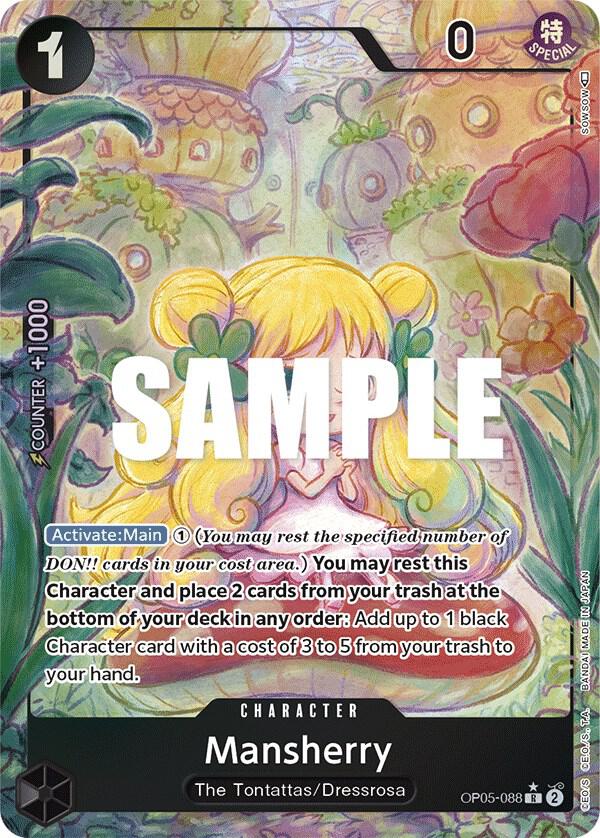 Mansherry (Alternate Art) OP05-088 Awakening of the New Era Card