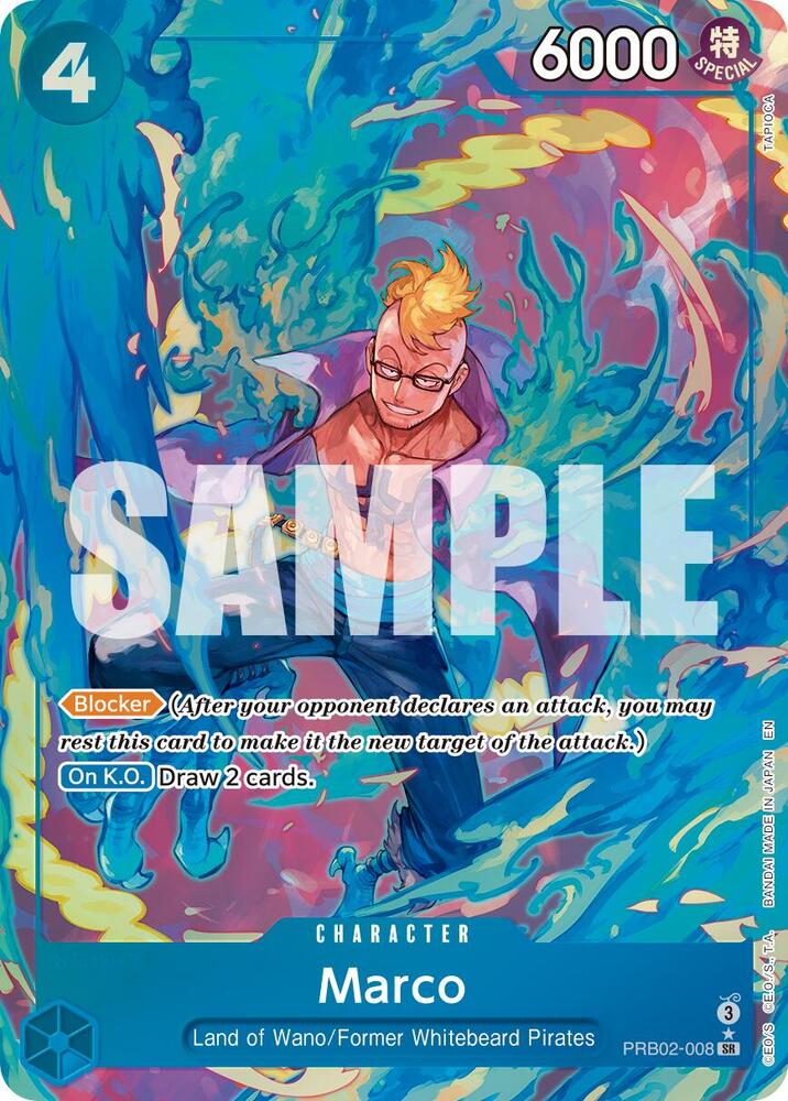 Marco (Alternate Art) PRB02-008 Premium Booster -The Best- Vol. 2 Card