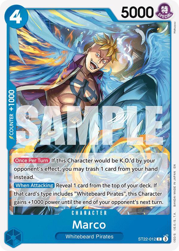 Marco ST22-012 Starter Deck 22: Ace & Newgate Card