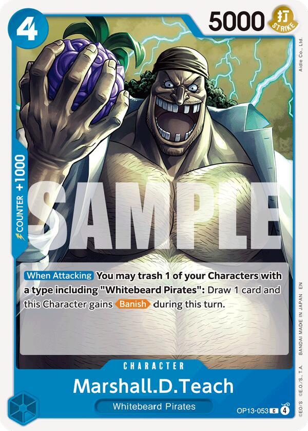 Marshall.D.Teach OP13-053 Carrying On His Will Card