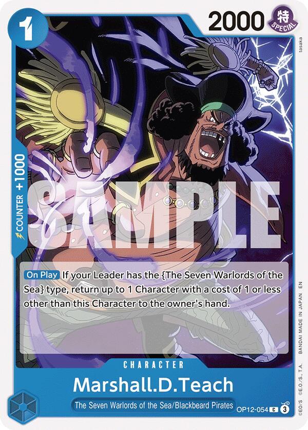 Marshall.D.Teach OP12-054 Legacy of the Master Card