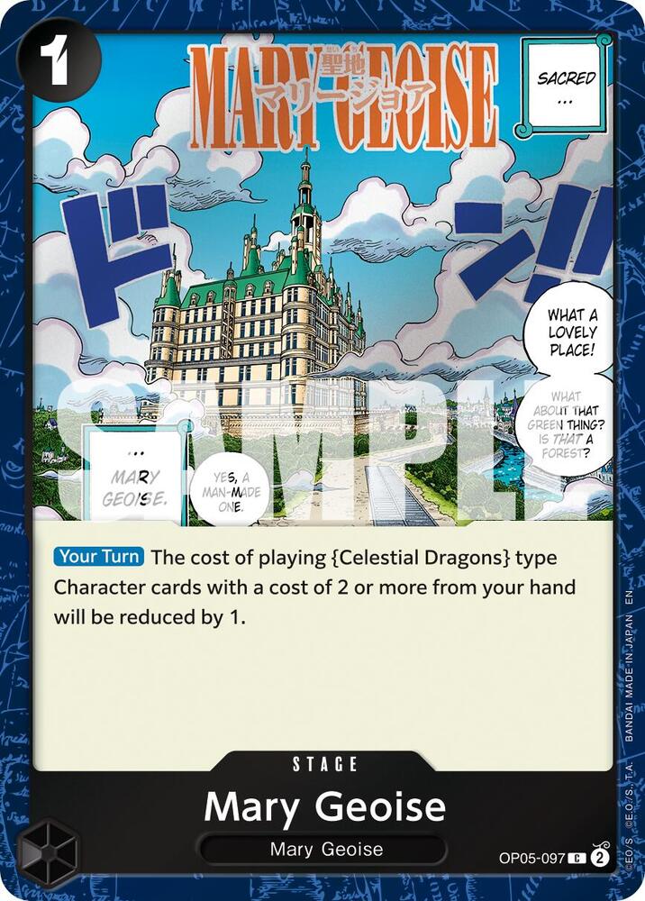Mary Geoise (Pirate Foil) OP05-097 Premium Booster -The Best- Vol. 2 Card