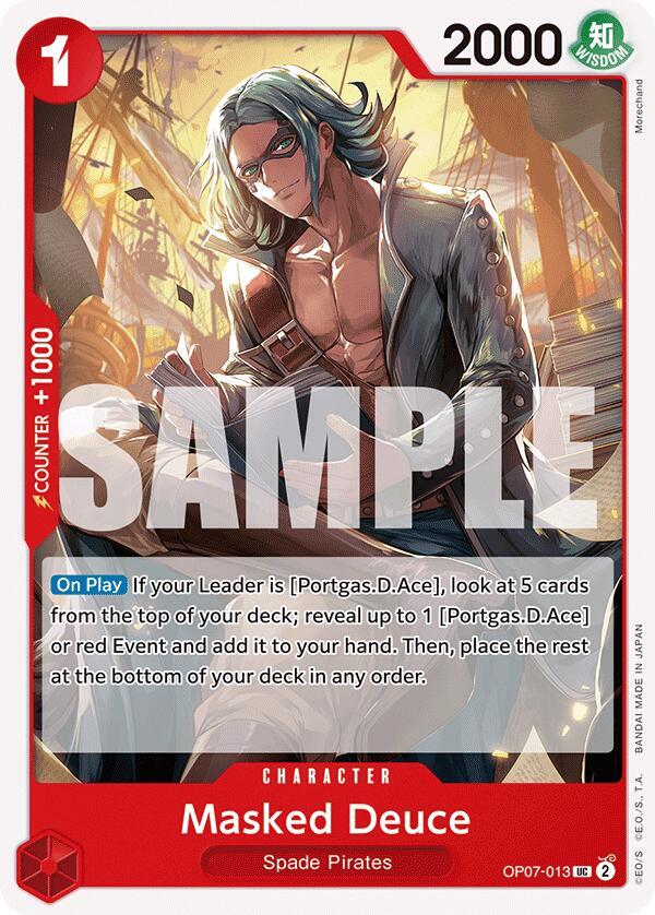 Masked Deuce OP07-013 500 Years in the Future Card