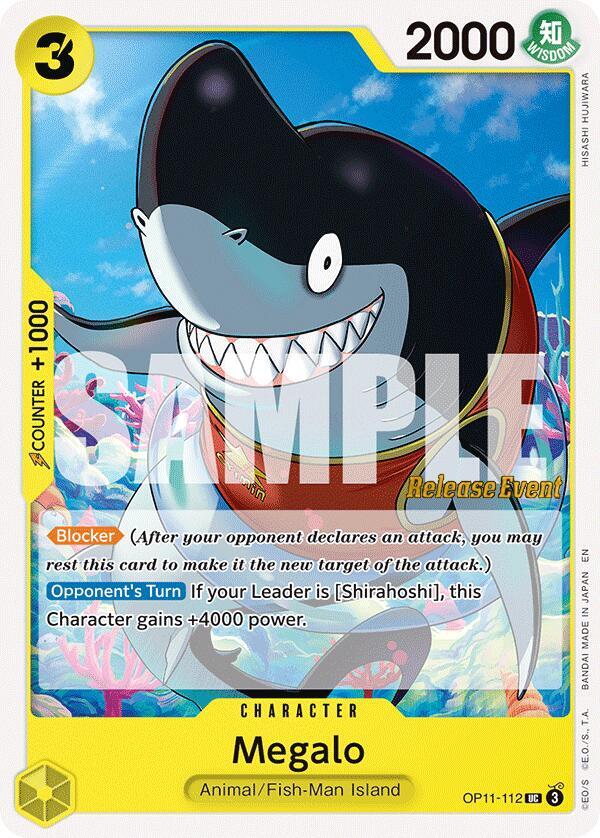 Megalo OP11-112 A Fist of Divine Speed Release Event Cards Card