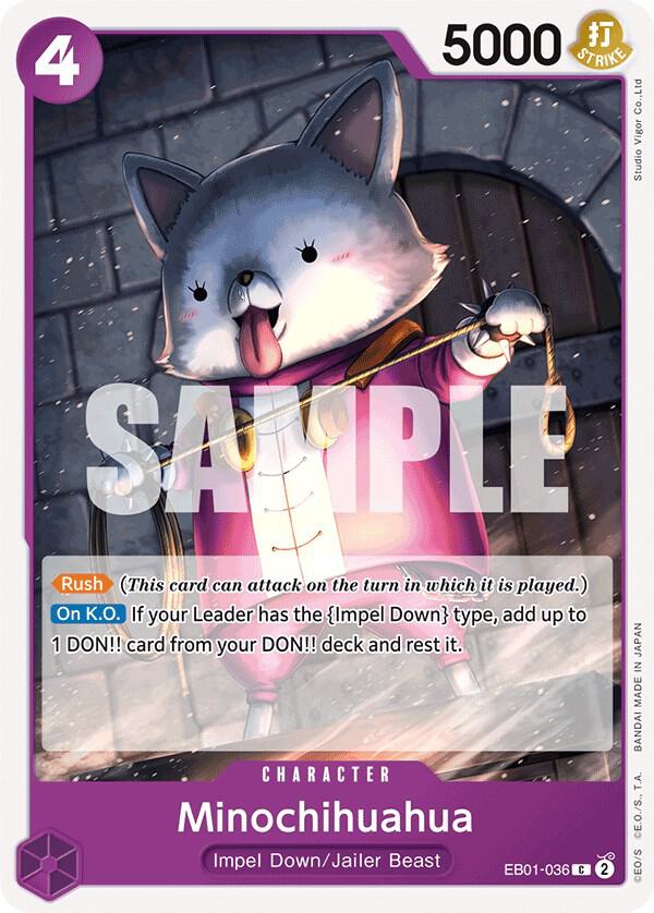 Minochihuahua EB01-036 Extra Booster: Memorial Collection Card