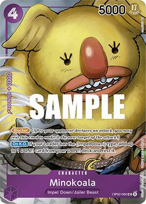 Minokoala (Box Topper) OP02-086 Paramount War Card