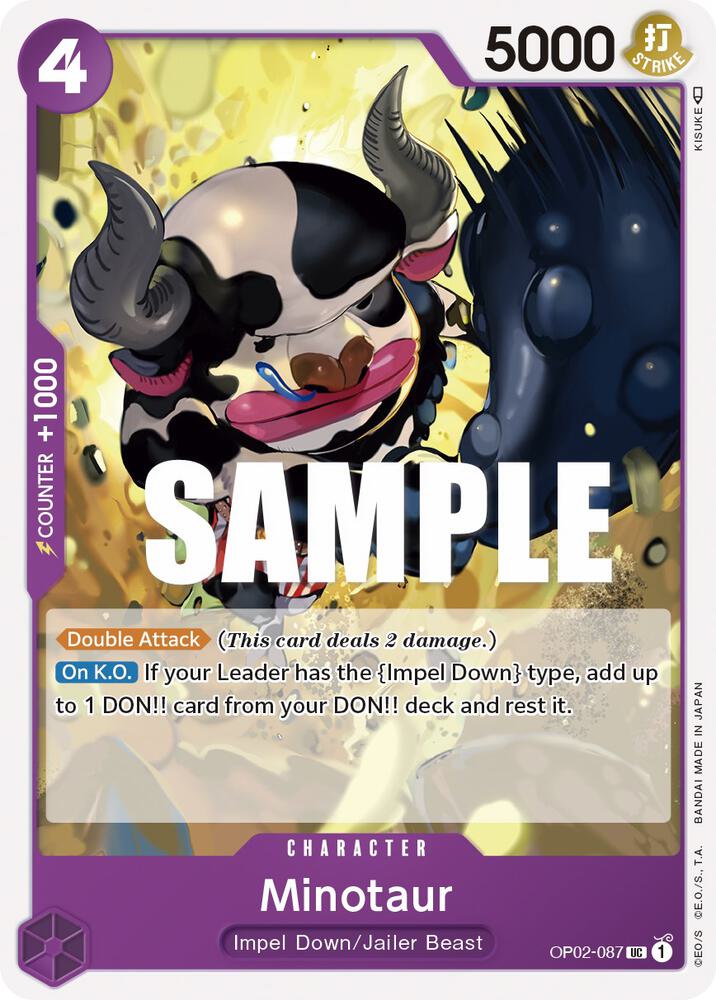 Minotaur OP02-087 Paramount War Card