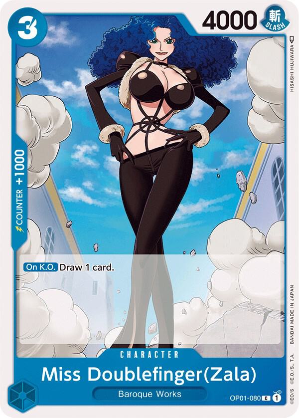 Miss Doublefinger(Zala) OP01-080 Romance Dawn Card