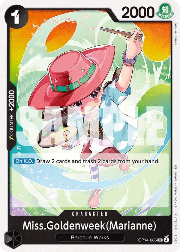 Miss.Goldenweek(Marianne) OP14-085 The Azure Sea's Seven Card