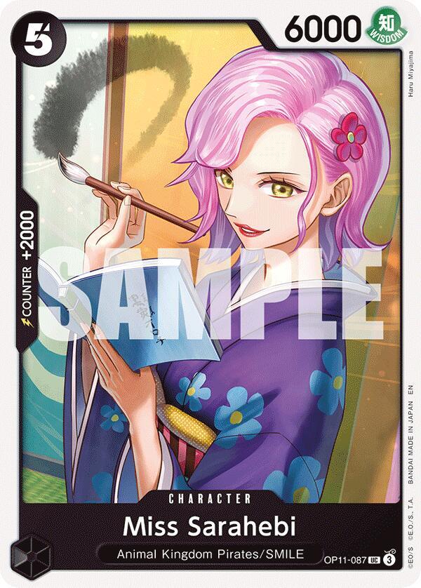 Miss Sarahebi OP11-087 A Fist of Divine Speed Card