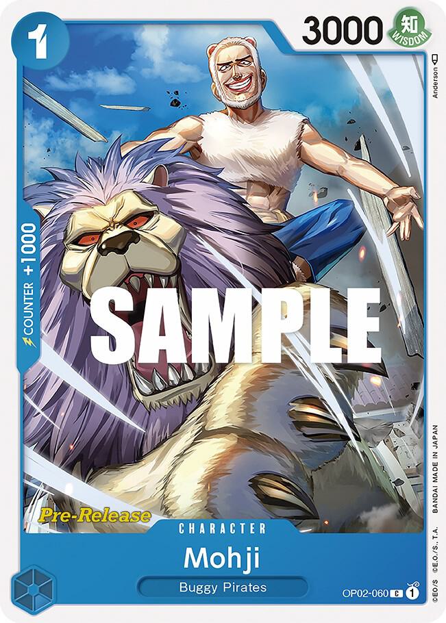 Mohji OP02-060 Paramount War Pre-Release Cards Card