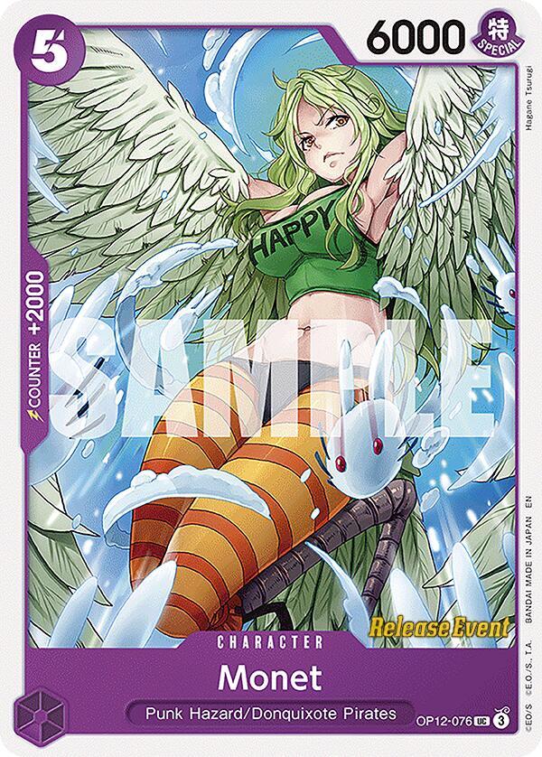 Monet OP12-076 Legacy of the Master Release Event Cards Card