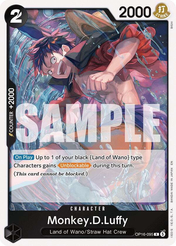 Monkey.D.Luffy (095) OP16-095 The Time of Battle Card