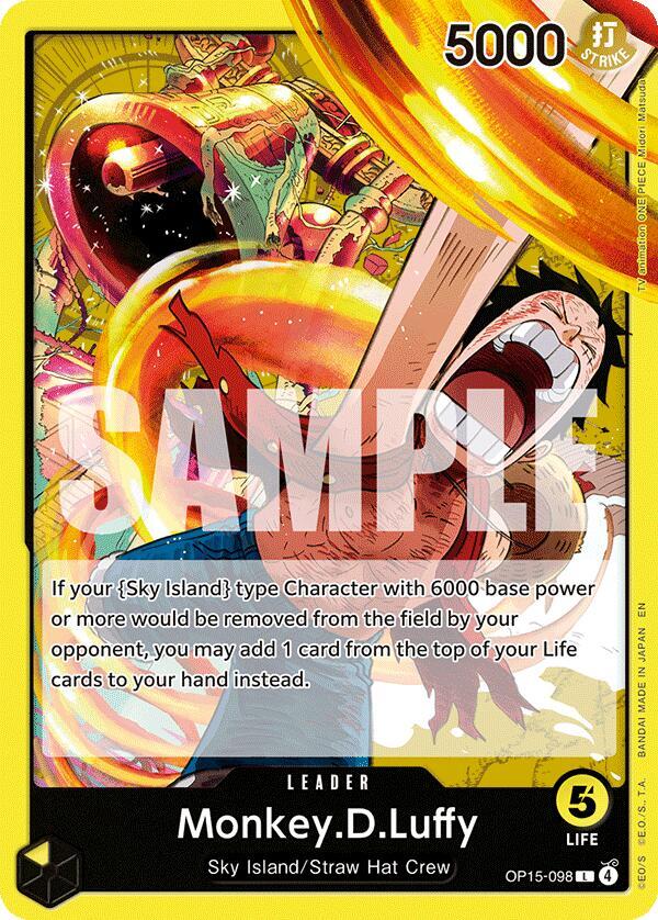 Monkey.D.Luffy (OP15-098) OP15-098 Adventure on Kami's Island Card