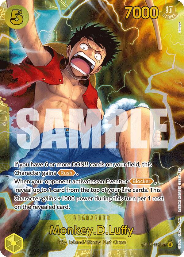 Monkey.D.Luffy (OP15-119) OP15-119 Adventure on Kami's Island Card