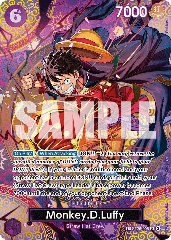 Monkey.D.Luffy (SP) ST26-005 Adventure on Kami's Island Card