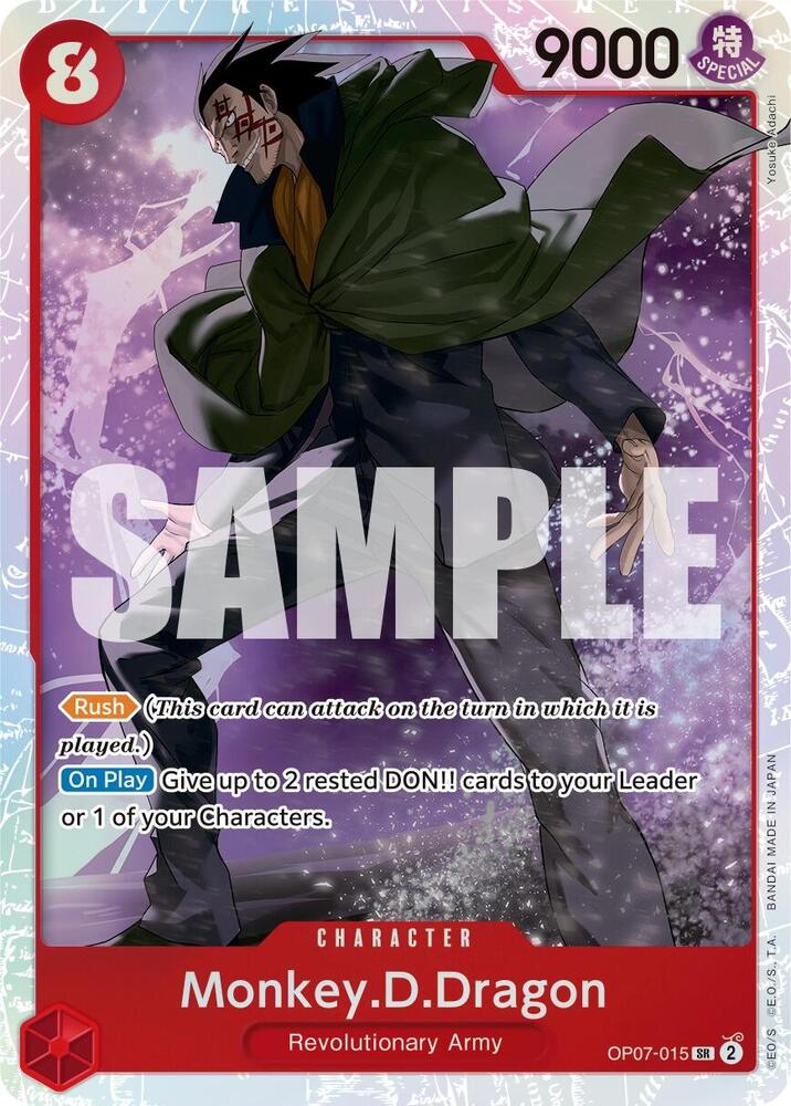Monkey.D.Dragon (015) OP07-015 500 Years in the Future Card
