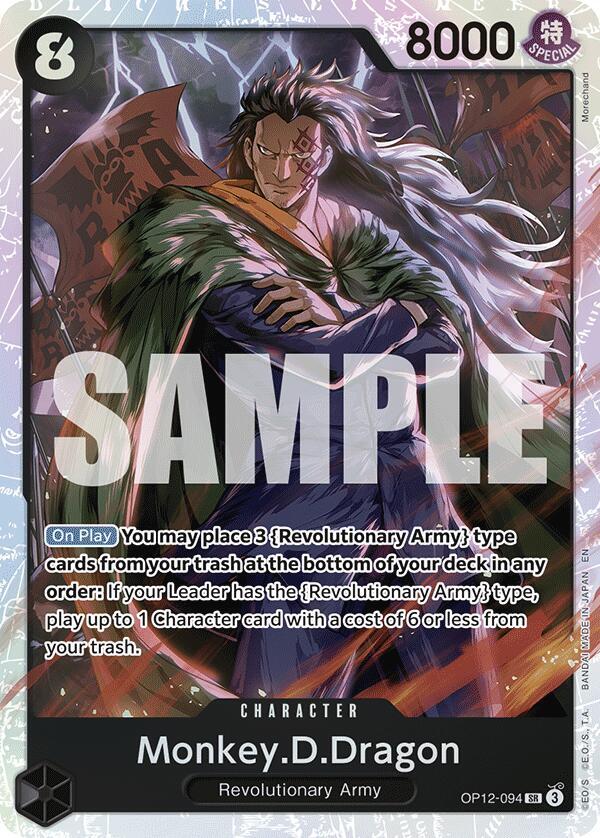 Monkey.D.Dragon OP12-094 Legacy of the Master Card