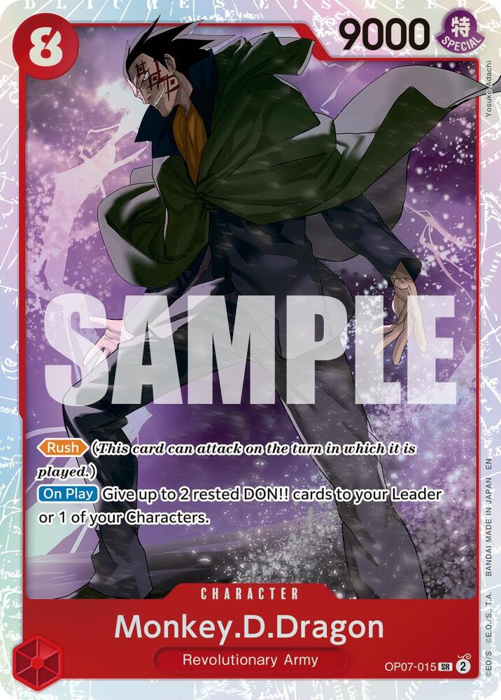 Monkey.D.Dragon (Reprint) OP07-015 Premium Booster -The Best- Vol. 2 Card