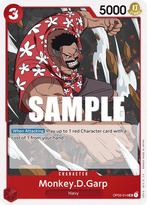 Monkey.D.Garp OP03-014 Pillars of Strength Card