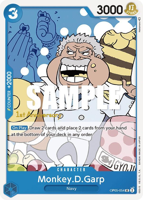Monkey.D.Garp OP05-054 Awakening of the New Era: 1st Anniversary Tournament Cards Card