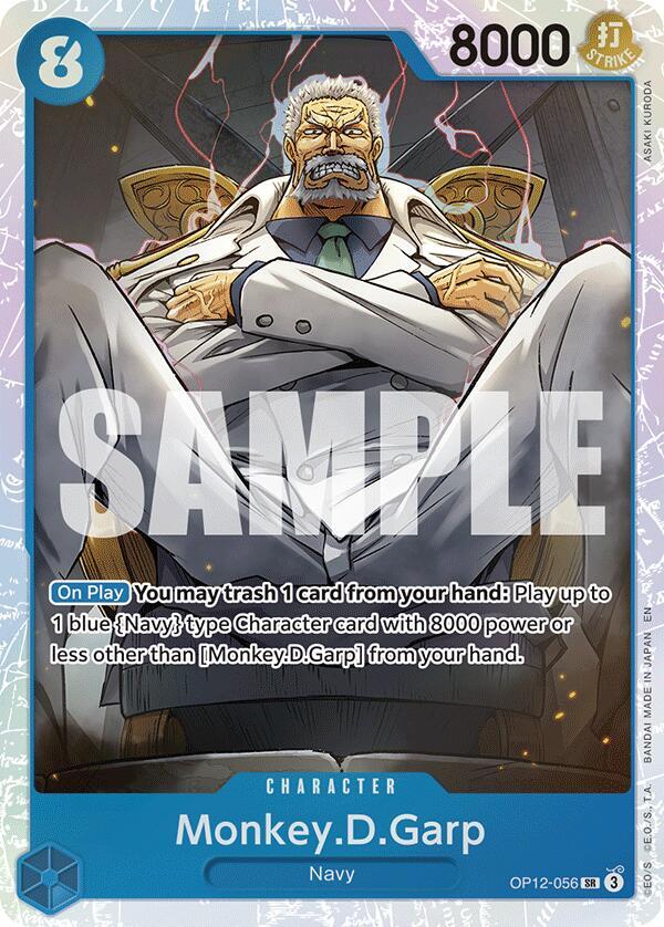 Monkey.D.Garp OP12-056 Legacy of the Master Card