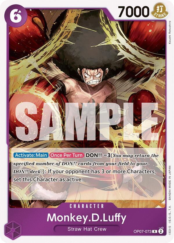 Monkey.D.Luffy (073) OP07-073 500 Years in the Future Card