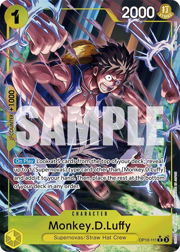 Monkey.D.Luffy (111) (Parallel) OP10-111 Royal Blood Card