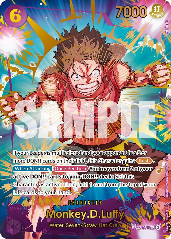 Monkey.D.Luffy - EB02-061 (SP) EB02-061 Premium Booster -The Best- Vol. 2 Card