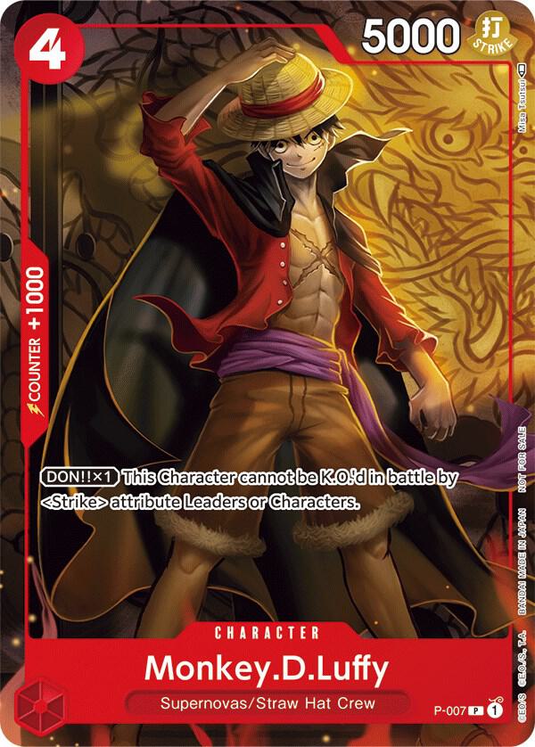 Monkey.D.Luffy - P-007 (Tournament Pack Vol. 1) P-007 One Piece Promotion Cards Card