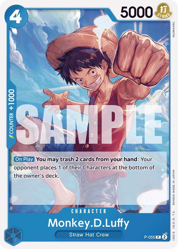 Monkey.D.Luffy (P-055) (Reprint) P-055 Premium Booster -The Best- Card