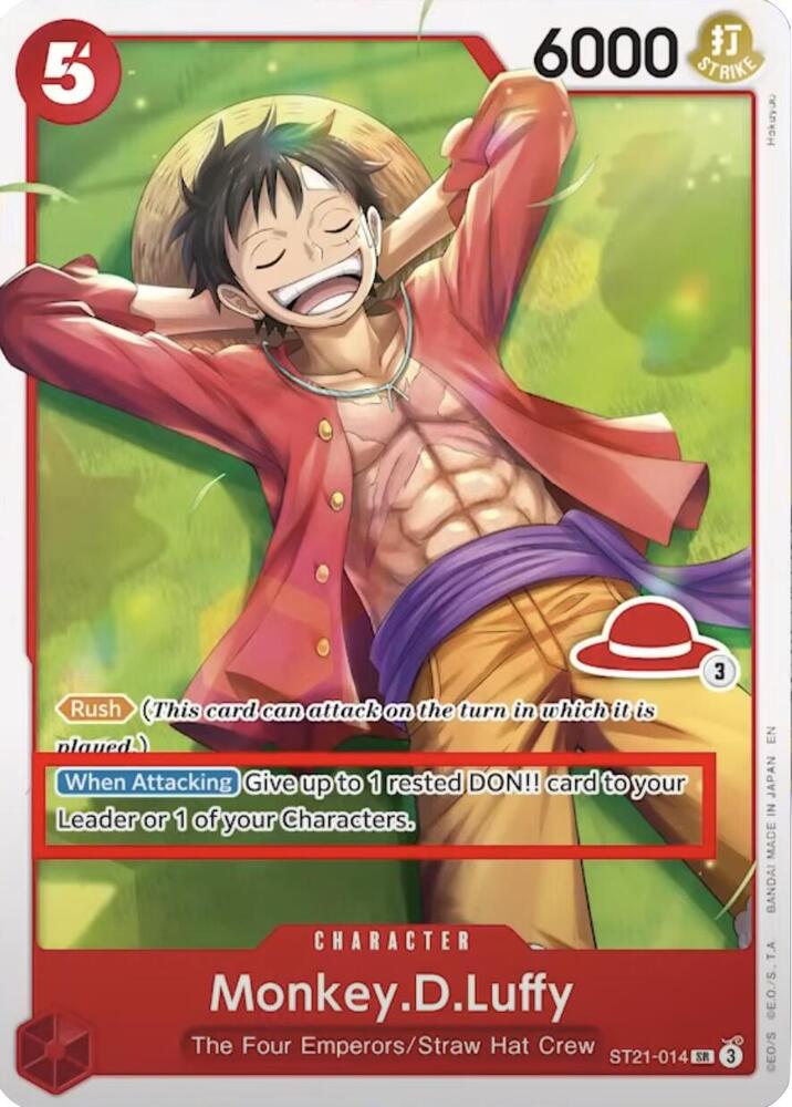 Monkey.D.Luffy - ST21-014 (Luffy Deck) ST21-014 Learn Together Deck Set Card