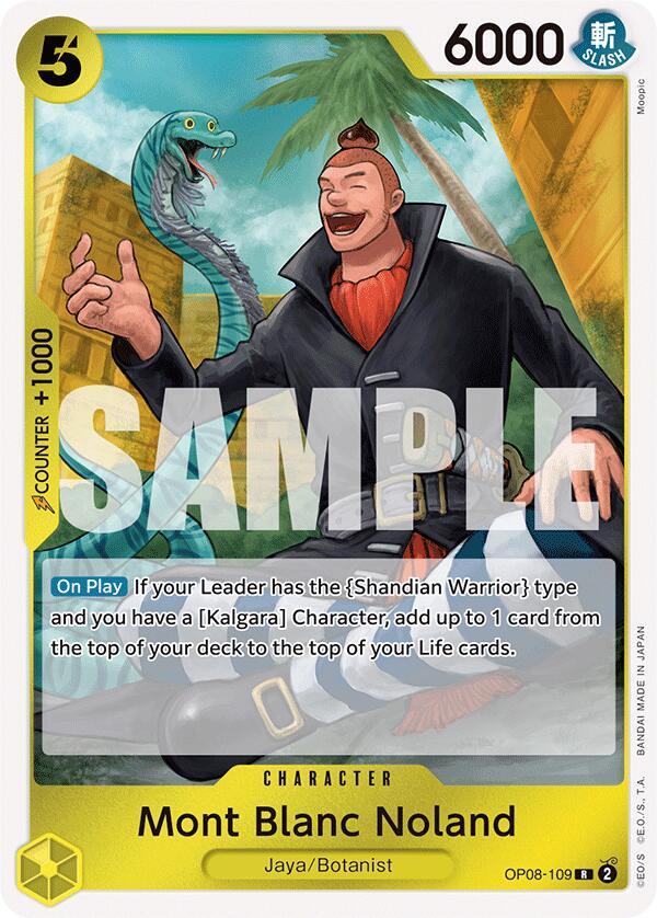 Mont Blanc Noland OP08-109 Two Legends Card
