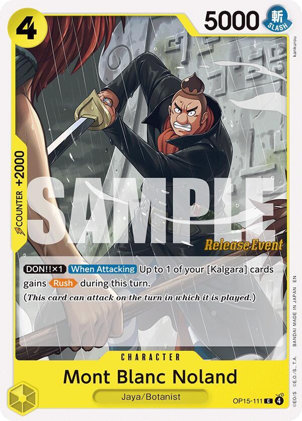 Mont Blanc Noland OP15-111 Adventure on Kami's Island Release Event Cards Card